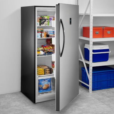 insignia frost free upright freezer