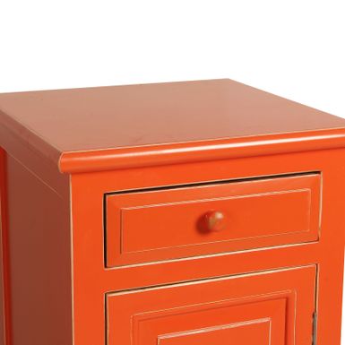 Rent To Own Porthos Home Evelynn Painted Wood Nightstand White Flexshopper