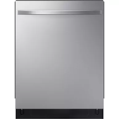 image of Samsung - StormWash 24" Top Control Built-In Dishwasher with AutoRelease Dry, 3rd Rack, 48 dBA - Stainless steel with sku:dw80r5061us-almo