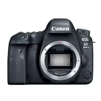 image of Canon - EOS 6D Mark II DSLR Video Camera (Body Only) - Black with sku:bb20767836-bestbuy