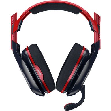 image of Astro Gaming - A40 TR X-Edition Wired Stereo Over-the-Ear Gaming Headset for Xbox Series X|S, Xbox One, PlayStation 5, PlayStation 4 - Red/Black with sku:bb21072162-6278220-bestbuy-logitech