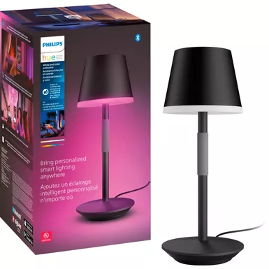 Philips - Hue Go Portable Table Lamp - Black