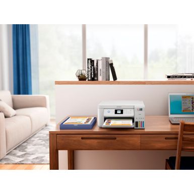 Alt View Zoom 24. Epson - EcoTank ET-2850 All-in-One Inkjet Cartridge-Free Supertank Printer - White