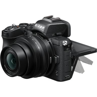 Alt View Zoom 2. Nikon - Z50 Mirrorless Camera Two Lens Kit with NIKKOR Z DX 16-50mm f/3.5-6.3 VR and NIKKOR Z DX 50-250mm f/4.5-6.3 VR Lens
