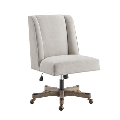 image of Delafield Office Chair Natural Linen with sku:lfxs1403-linon