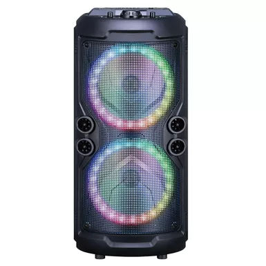 image of Supersonic - 2 x 8" Bluetooth DJ Speaker w/ TWS & Microphone with sku:iq-6208djbt-powersales
