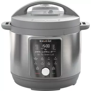 image of Instant Pot - 6QT Duo Plus Multi-Use Pressure Cooker with Whisper-Quiet Steam Release - Gray with sku:bb22047944-bestbuy