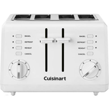image of Cuisinart - 4-Slice Wide-Slot Toaster - White with sku:bb21536890-bestbuy