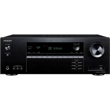 image of Onkyo - TX 5.2-Ch. with Dolby Atmos 4K Ultra HD HDR Compatible A/V Home Theater Receiver - Black with sku:txsr393-electronicexpress