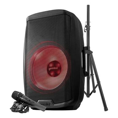 image of Gemini 15 inch 2000 Watt Multi-LED Loudspeaker with Stand with sku:as2115btltpk-electronicexpress