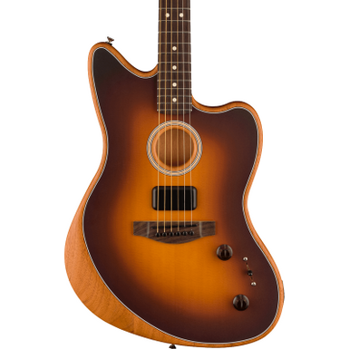 image of Fender Acoustasonic Player Jazzmaster Acoustic Electric Guitar. Rosewood Fingerboard, 2-Color Sunburst with sku:fen-0972233103-guitarfactory