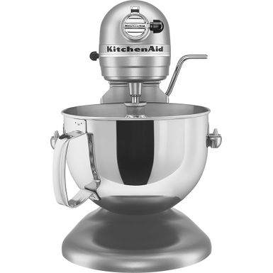 image of KitchenAid - Professional 5 Plus Series Bowl-Lift Stand Mixer - Silver with sku:bb19881067-4659801-bestbuy-kitchenaid