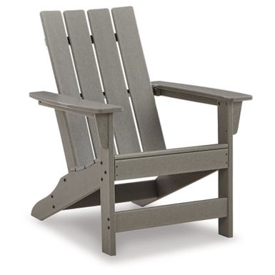 image of Gray Visola Adirondack Chair with sku:p802-898-ashley