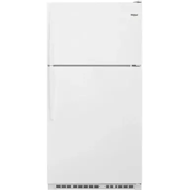image of Whirlpool - 20.5 Cu. Ft. Top-Freezer Refrigerator - White with sku:bb19599049-bestbuy