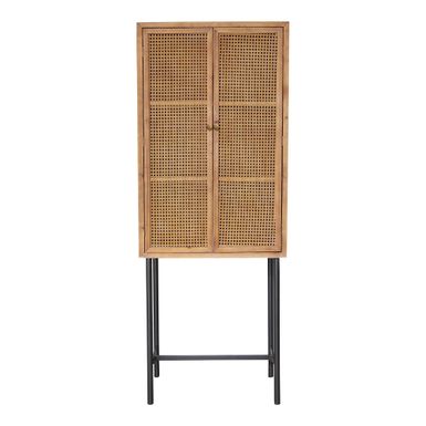 image of Aurelle Home Rustic Fir Wood Cabinet with Rattan Doors - Rattan/MDF with sku:uvaj9xeiz_k87oezu-dkgastd8mu7mbs-overstock