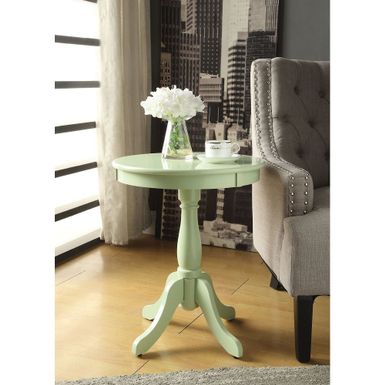image of Side Table Round End Table in 4 Colors - 18*22 - Light Green with sku:lf5tt5lkn_knlxx4fzjumwstd8mu7mbs--ovr