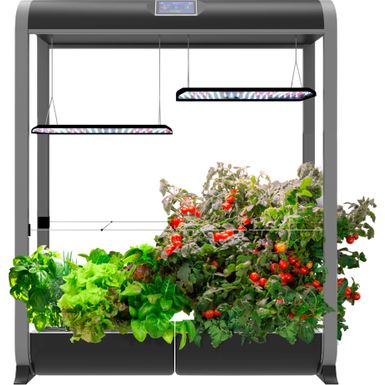 image of AeroGarden - Farm 24XL with Salad Bar Seed Pod Kit - Hydroponic Indoor Garden - Black with sku:bb21736698-6427704-bestbuy-aerogarden