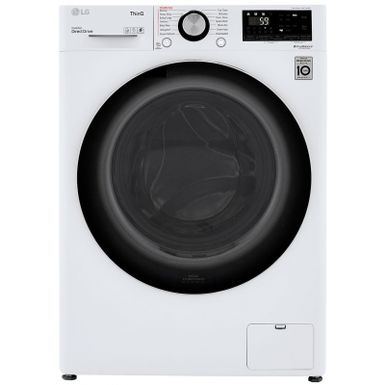 image of Lg 2.4 Cu. Ft. White Compact Front Load Washer & Dryer Combo with sku:wm3555hwh-abt