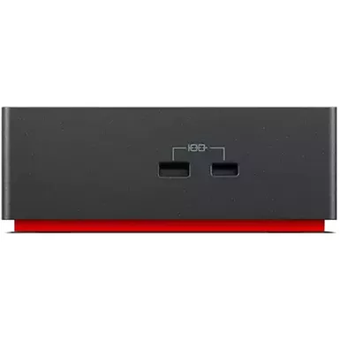 image of Lenovo - ThinkPad Universal USB-C Dock - Black with sku:40ay0090us-lenovo