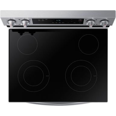 Alt View Zoom 13. Samsung - 6.3 cu. ft. Freestanding Electric Range with WiFi and Steam Clean - Stainless steel