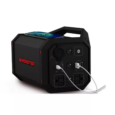image of Monster - Power Grid Portable Power Station Black with sku:2mnpp0209b0l2-powersales