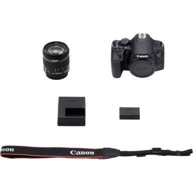 Alt View Zoom 16. Canon - EOS Rebel T8i DSLR Camera with EF-S 18-55mm Lens - Black