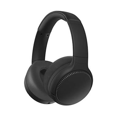 image of Panasonic RB-M500B Deep Bass Wireless Bluetooth Immersive Headphones with Bass Reactor, Black with sku:pcrbm500bk-adorama