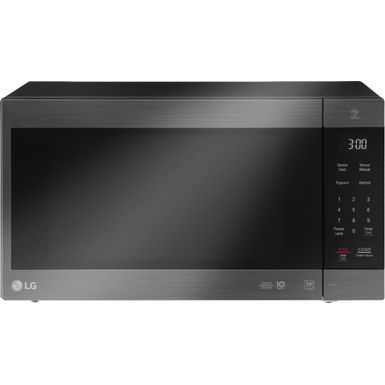 image of LG - NeoChef 2.0 Cu. Ft. Countertop Microwave with Sensor Cooking and EasyClean - Black Stainless Steel with sku:bb20665175-5714907-bestbuy-lg