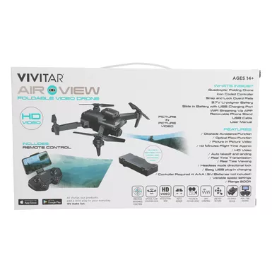 Vivitar DRC125 Drone with VR Goggles DRC-125 B&H Photo Video