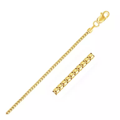 14k Yellow Gold Ice Chain 1.3mm (16 Inch)