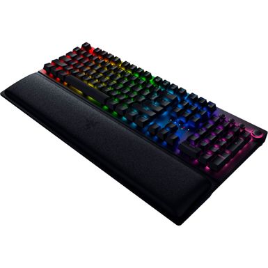 Alt View Zoom 11. Razer - BlackWidow V3 Pro Full Size Wireless Mechanical Green Switch Gaming Keyboard with Chroma RGB Backlighting - Black