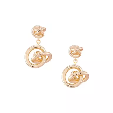 image of Kendra Scott Presleigh Rose Gold Drop Earring (Rose Gold) with sku:4217705367|rose-gold|rose-gold-corporatesignature