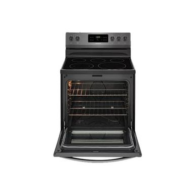 image of Frigidaire 30" Black Stainless Steel Freestanding Electric Range with sku:ffef3054td-electronicexpress