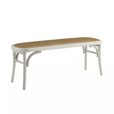 Garland Bentwood Bench White