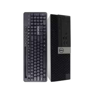 image of Dell Optiplex 5040 Desktop Computer, 3.4 GHz Intel i7 Quad Core, 8GB DDR3 RAM, 500GB SSD, Windows 10 Professional 64bit (Refurbished) with sku:btg-00039682-btg