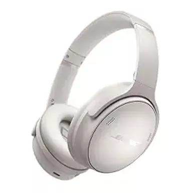 Bose - QuietComfort Wireless Noise Cancelling Over-the-Ear Headphones - White Smoke