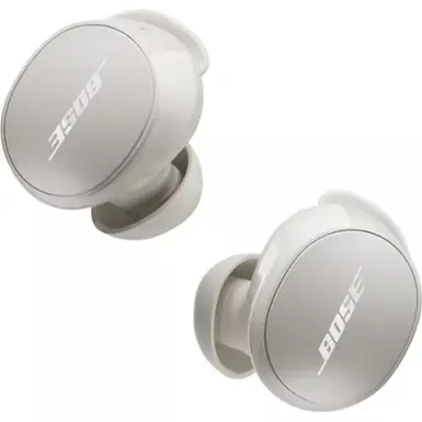 Bose - QuietComfort True Wireless Noise Cancelling In-Ear Earbuds - White Smoke