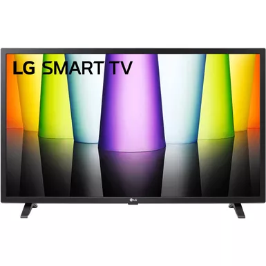 image of LG 32" HD Smart LED webOS TV, Black with sku:32lq630b-electronicexpress