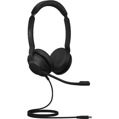 image of Jabra Evolve2 30 USB-C UC Wired Stereo Headset, Black with sku:jab230899879-adorama