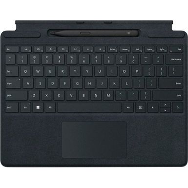 image of Microsoft - Surface Pro Signature Keyboard with Surface Slim Pen 2 - Black with sku:8x600001-8x6-00001-abt