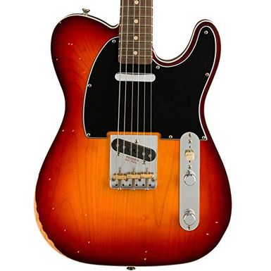 image of Fender Jason Isbell Custom Telecaster Bass Guitar, Rosewood Fingerboard, 3-Color Chocolate Burst with sku:fe0140320364-adorama