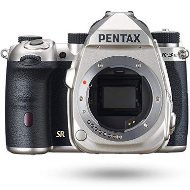 image of Pentax K-3 Mark III APS-C-Format DSLR Camera Body, Silver with sku:ipxk3m3s-adorama