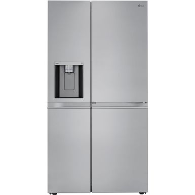 image of LG 27-Cu. Ft. Side-by-Side Door-in-Door Refrigerator with Craft Ice, Stainless Steel with sku:lrsds2706s-almo