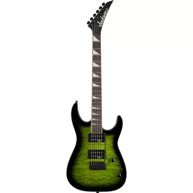 Jackson JS Series Dinky JS20 DKQ 2PT Electric Guitar - Transparent Green Burst