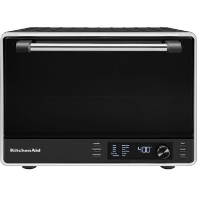 image of KitchenAid - Dual Convection Countertop Oven with Air Fry - Black Matte with sku:b09c14y4jm-kit-amz