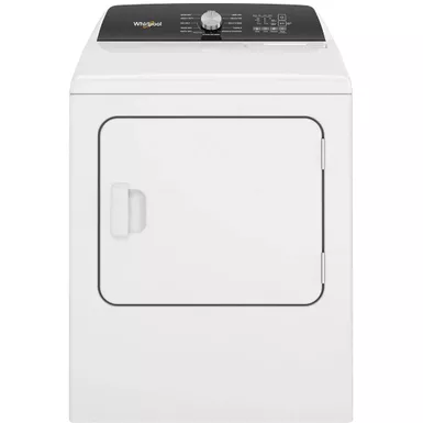 Whirlpool - 7.0 Cu. Ft. Electric Dryer with Steam and Moisture Sensing - White