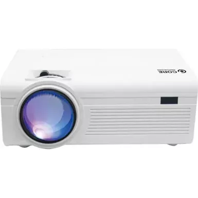 image of Core Innovations - 150” LCD Home Theater Projector - White with sku:bb21632989-bestbuy