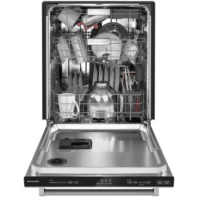 Alt View Zoom 12. KitchenAid - 24" Top Control Built-In Dishwasher with Stainless Steel Tub, FreeFlex, 3rd Rack, 44dBA - Stainless steel