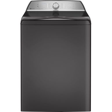 image of GE Profile - 5.0 Cu Ft High Efficiency Smart Top Load Washer with Smarter Wash Technology, Easier Reach & Microban Technology - Diamond Gray with sku:bb21807979-6472680-bestbuy-geprofile