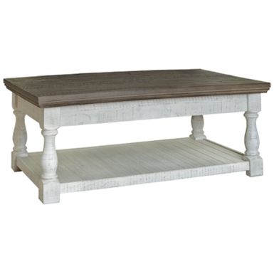 image of Gray/White Havalance Lift Top Cocktail Table with sku:t814-9-ashley